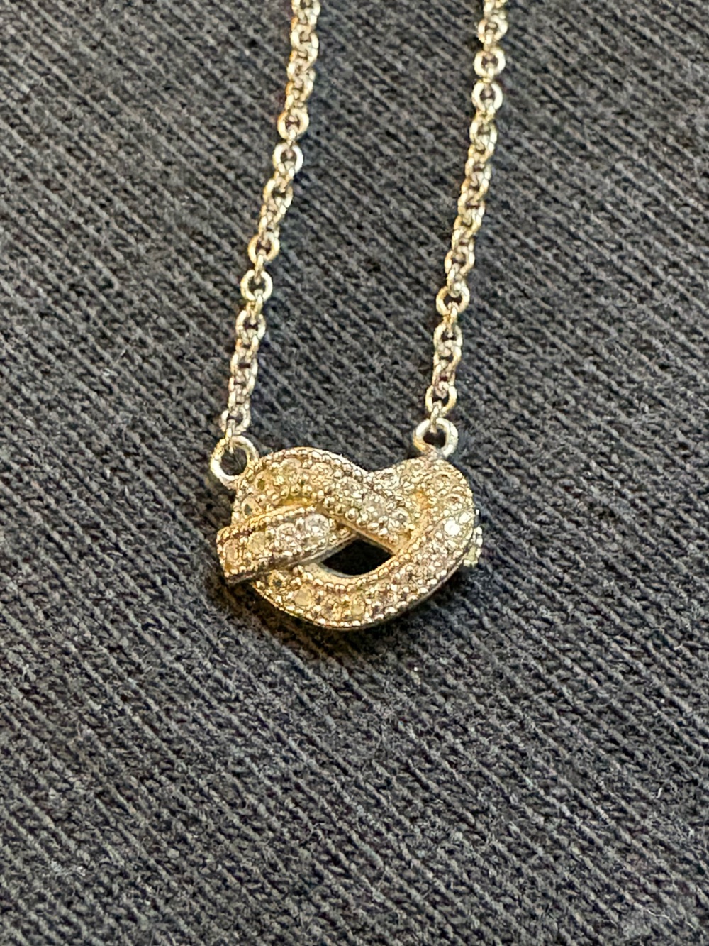 Sterling Silver Knot Necklace